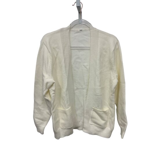 Sweaters - Ivory Fuzzy Cardigan